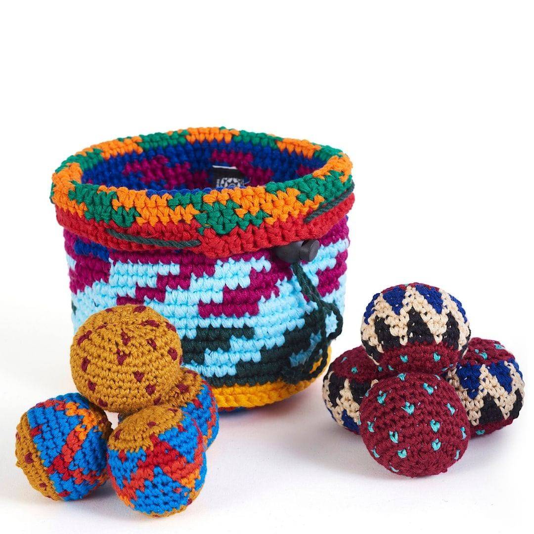 Top-Rated Selection YippiYappa – Crocheted Canastaball Basket Game